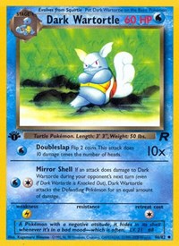 Dark Wartortle (46/82) - Team Rocket