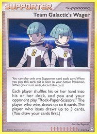 Team Galactic's Wager (115/123) - Mysterious Treasures