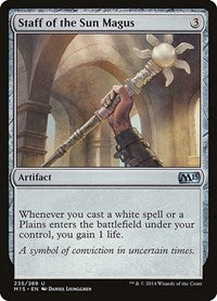 Staff of the Sun Magus (235) - Magic 2015 (M15)