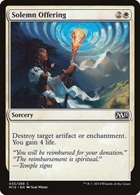 Solemn Offering (33) - Magic 2015 (M15)