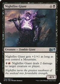 Nightfire Giant (109) - Magic 2015 (M15)
