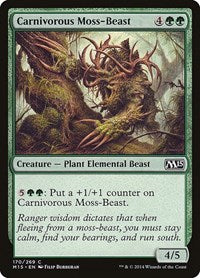 Carnivorous Moss Beast (170) - Magic 2015 (M15)