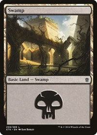 Swamp 259 (259) - Khans of Tarkir