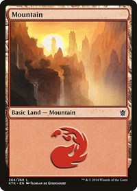 Mountain 264 (264) - Khans of Tarkir