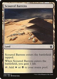 Scoured Barrens (242) - Khans of Tarkir