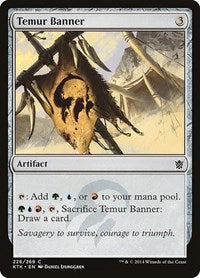 Temur Banner (226) - Khans of Tarkir