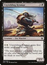 Unyielding Krumar (94) - Khans of Tarkir