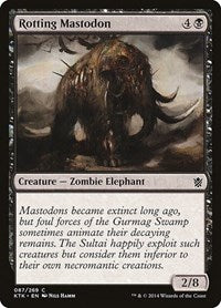Rotting Mastodon (87) - Khans of Tarkir