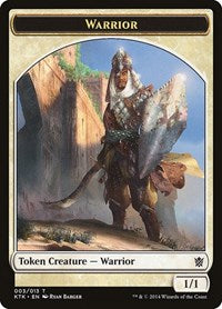 Warrior Token 003 (3) - Khans of Tarkir