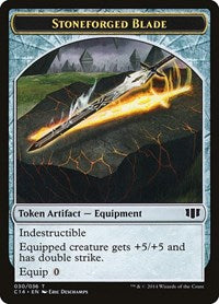 Stoneforged Blade Germ Double Sided Token (30 // 14) - Commander 2014