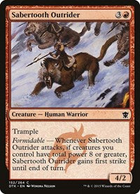 Sabertooth Outrider (152) - Dragons of Tarkir