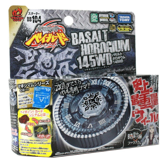 Basalt Horogium / Twisted Tempo 145WD Metal Masters Beyblade Starter BB-104