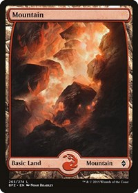 Mountain 265 Full Art (265) - Battle for Zendikar
