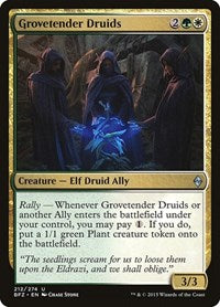 Grovetender Druids (212) - Battle for Zendikar