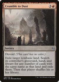 Crumble to Dust (128) - Battle for Zendikar