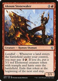 Akoum Stonewaker (140) - Battle for Zendikar