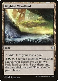 Blighted Woodland (233) - Battle for Zendikar