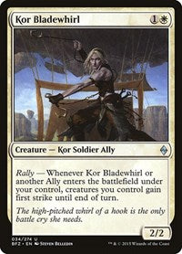 Kor Bladewhirl (34) - Battle for Zendikar