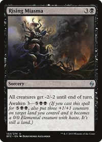 Rising Miasma (122) - Battle for Zendikar