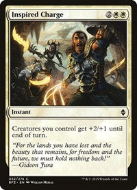 Inspired Charge (32) - Battle for Zendikar