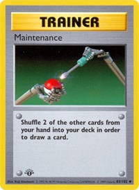 Maintenance (083/102) - Base Set (Shadowless)