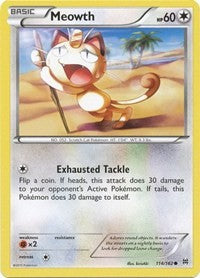 Meowth (114/162) - XY - BREAKthrough