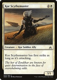 Kor Scythemaster (23) - Oath of the Gatewatch