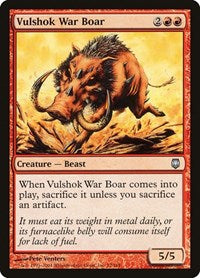 Vulshok War Boar (72) - Darksteel