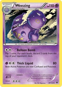 Weezing (28/124) - XY - Fates Collide