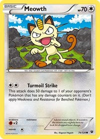 Meowth (74/124) - XY - Fates Collide