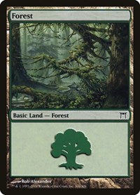 Forest 306 (306) - Champions of Kamigawa