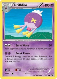 Drifblim (47/114) - XY - Steam Siege