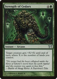 Strength of Cedars (245) - Champions of Kamigawa