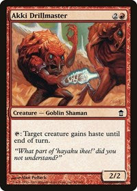 Akki Drillmaster (92) - Saviors of Kamigawa