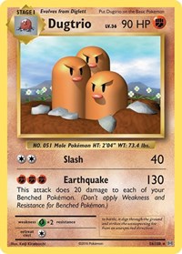 Dugtrio (56/108) - XY - Evolutions