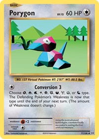 Porygon (71/108) - XY - Evolutions
