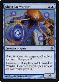 Ghost Lit Warder (39) - Saviors of Kamigawa