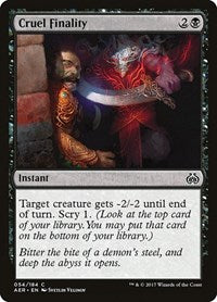 Cruel Finality (54) - Aether Revolt