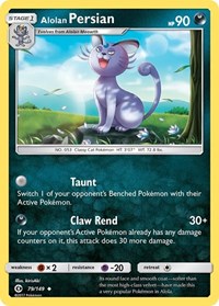 Alolan Persian (79/149) - SM Base Set
