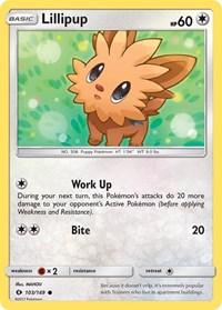 Lillipup (103/149) - SM Base Set
