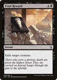 Final Reward (92) - Amonkhet