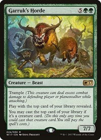 Garruks Horde (24) - Welcome Deck 2017