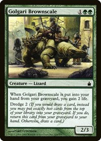 Golgari Brownscale (166) - Ravnica: City of Guilds