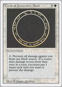 Circle of Protection Black (9) - Revised Edition