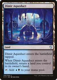 Dimir Aqueduct (245) - Commander 2017