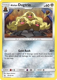 Alolan Dugtrio (79/156) - SM - Ultra Prism