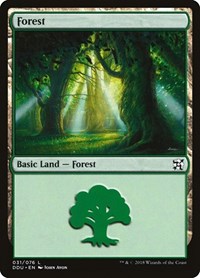 Forest 031 (31) - Duel Decks: Elves vs. Inventors
