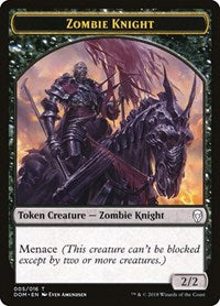 Zombie Knight Token (5) - Dominaria