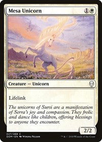 Mesa Unicorn (27) - Dominaria
