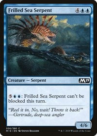 Frilled Sea Serpent (56) - Core Set 2019